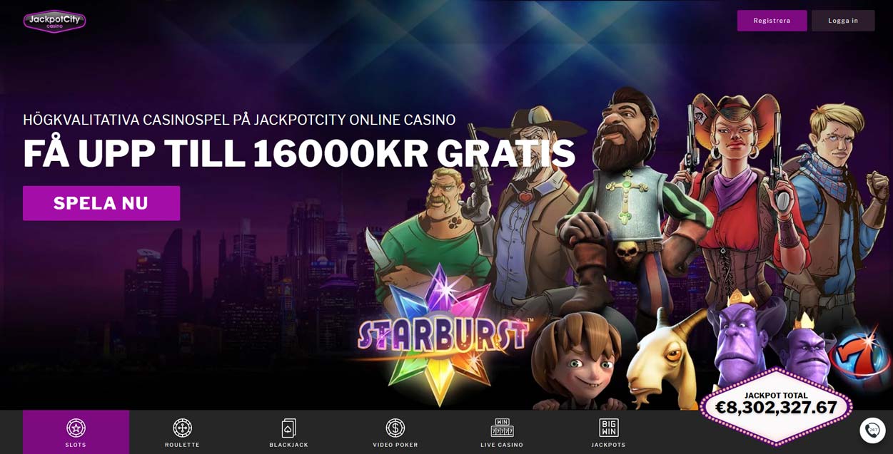 Jackpot City Casino bonusar