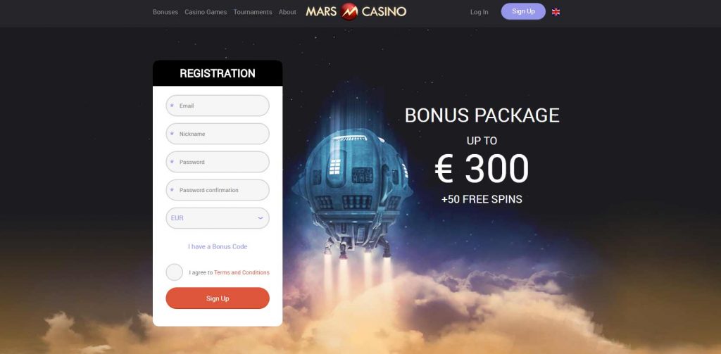 Mars Casino Hemsida