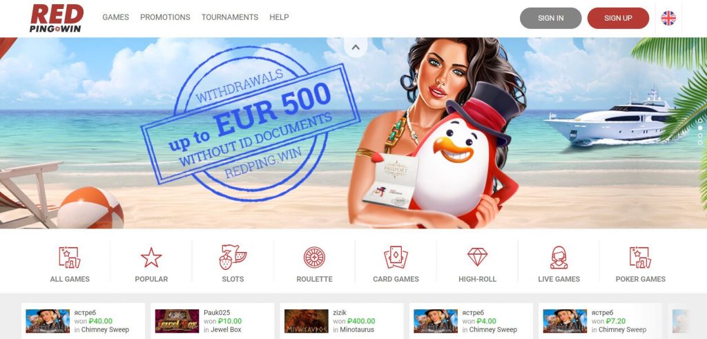 Red Ping Win Casino recension