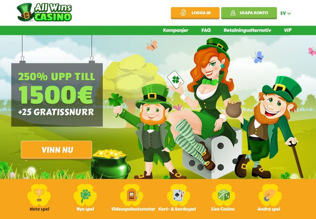 All Wins Casino Hemsida