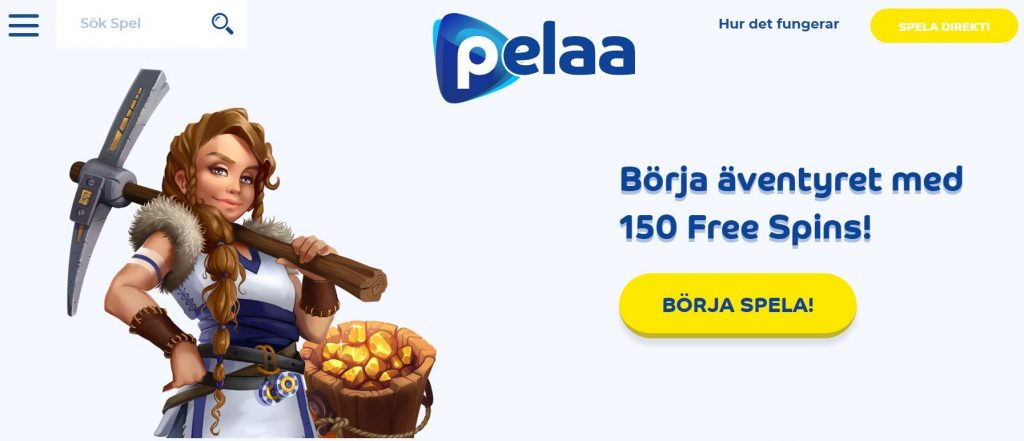 Insättningsbonus hos Pelaa Casino