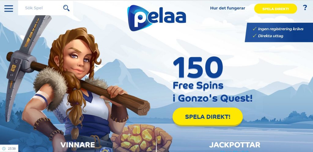 Pelaa Casino Hemskärm