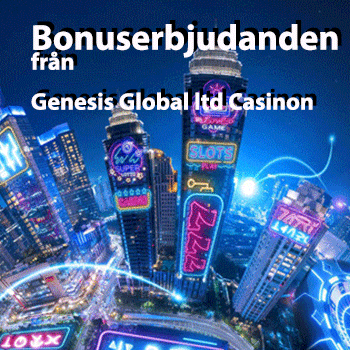 Bonuserbjudanden från Genesis Global ltd Casinon